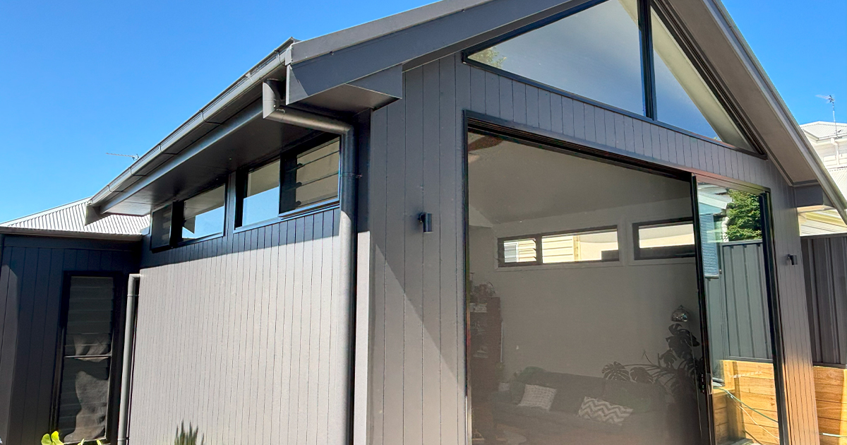 How To Paint New Exterior Vertical Cladding